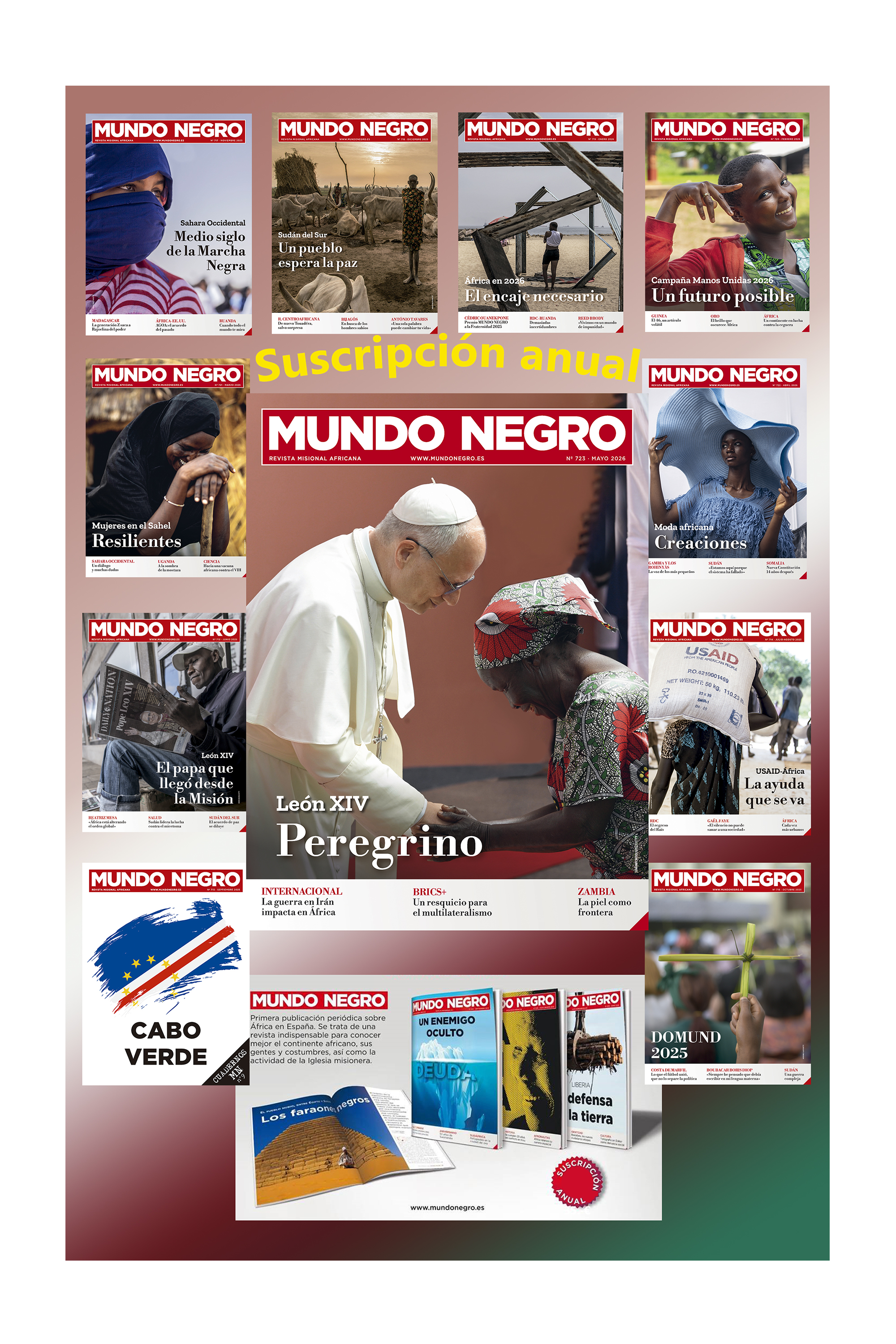 Suscripción Mundo Negro mayo 2026