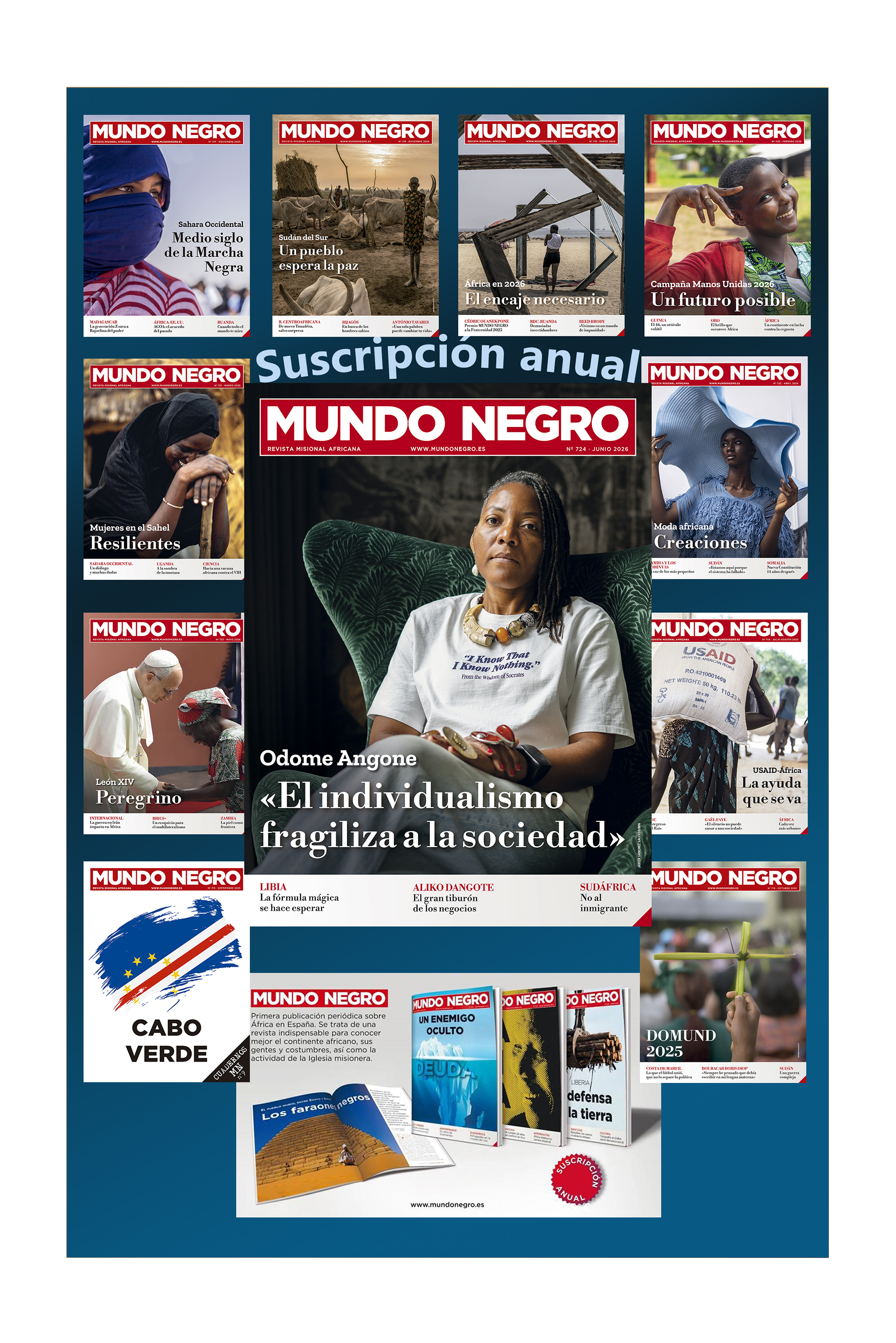 Suscripción Mundo Negro junio 2026