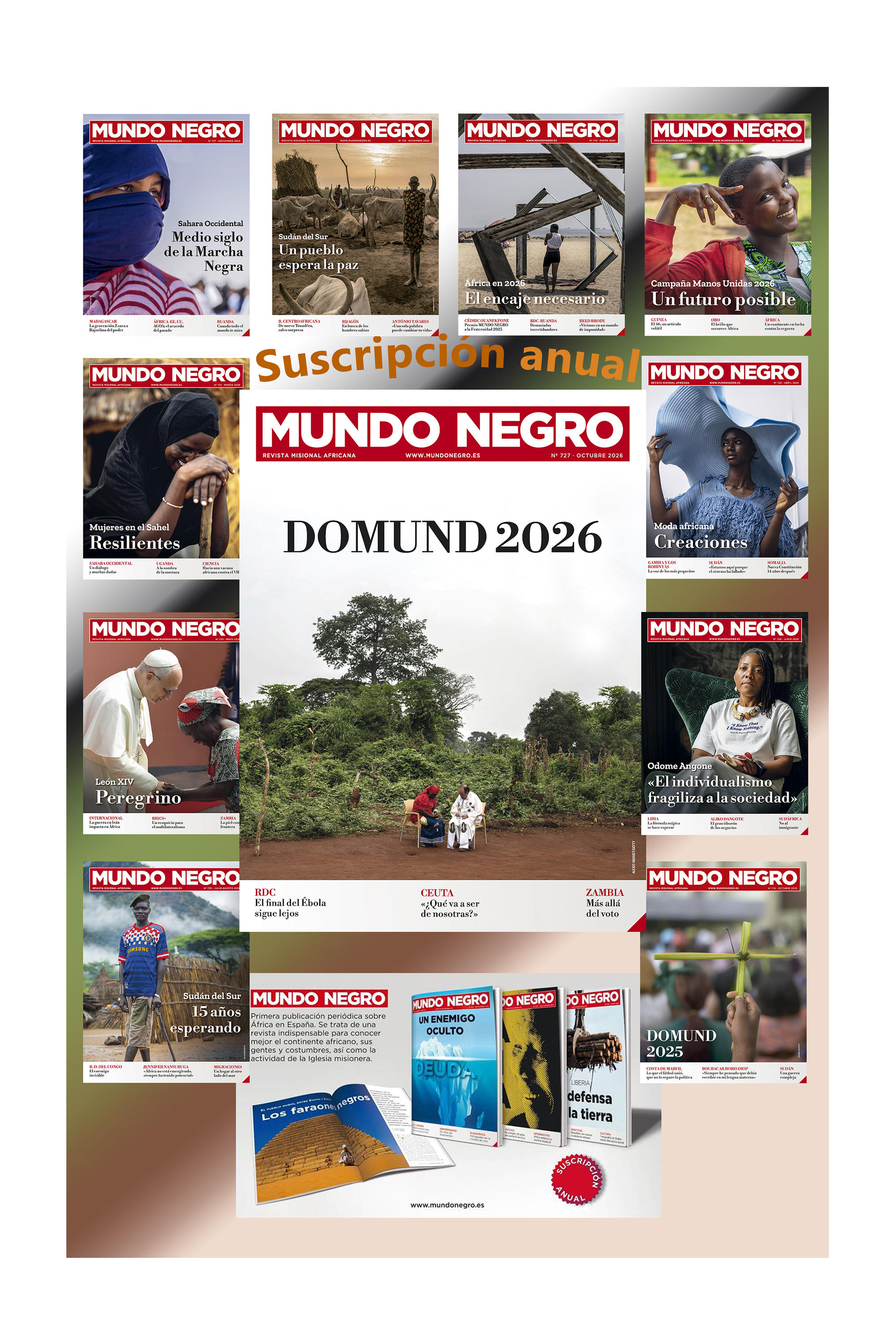 Suscripción Mundo Negro octubre 2026