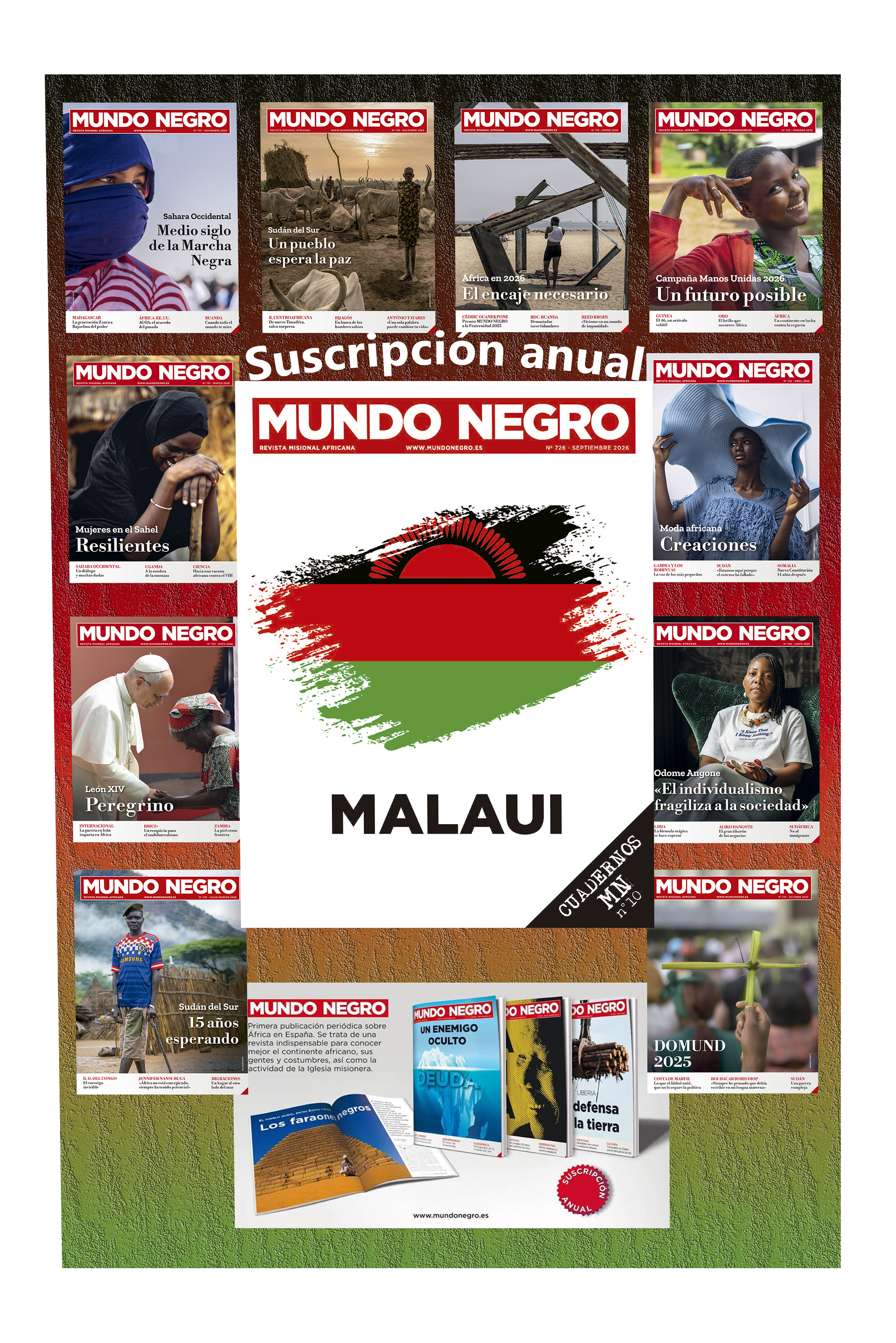 Suscripción Mundo Negro septiembre 2026